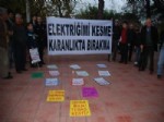 TEDAŞ - Silifke’de Elektrik Kesintileri Protesto Edildi