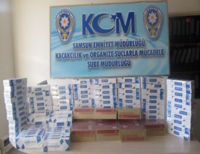 Samsun'da Bin 250 Paket Kaçak Sigara Ele Geçti