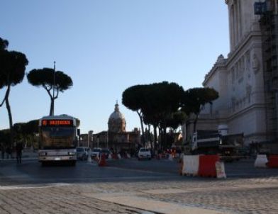 Roma'da Toplu Taşıma Grevi