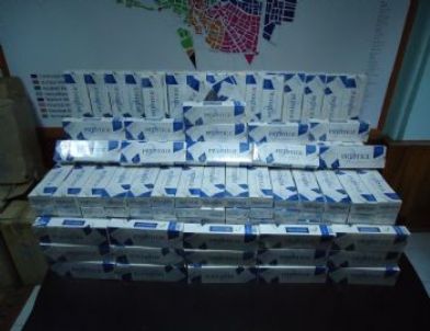 Göksun’da Kaçak Sigara Operasyonu