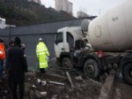 MASLAK - Beton Mikseri Trafo Merkezine Girdi