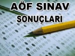 AÖF Sınav Sonuçları Açıklandı 2013