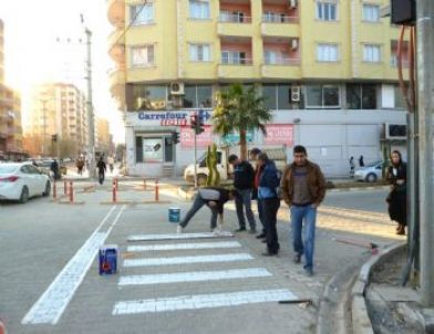 Kızıltepe'de Sinyalizasyon Çalışmaları