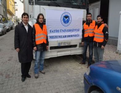 Fatih Üniversitesi Mezunlarından Suriye’ye Anlamlı Yardım