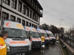 İl Sağlık Müdürlüğüne 5 Yeni Ambulans Geldi