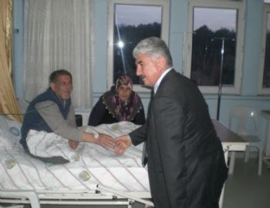 Ak Parti Hatay Milletvekili Bayram Türkoğlu, Dörtyol Devlet Hastanesini Ziyaret Etti