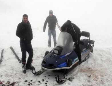 Karacadağ’da Sis Kayakçıları Engelledi