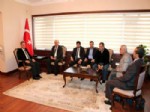CAFER ESENDEMIR - Cemiyet Başkanlarından Vali Tapsız'a Ziyaret