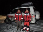 Aksaray'da Yollar Kapandı, Otomobiller Yolda Kaldı