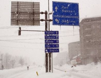 Yüksekova’da Kar Yağışı Hayatı Felç Etti