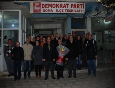 Chp ve Mhp'den, Dp'ye Kuruluş Yıldönümü Ziyareti