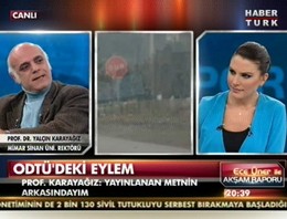 Habertürk spikeri o rektörü fena terletti!