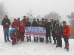 Ödemişli Dağcıları Spil’de Kar Bile Durduramadı