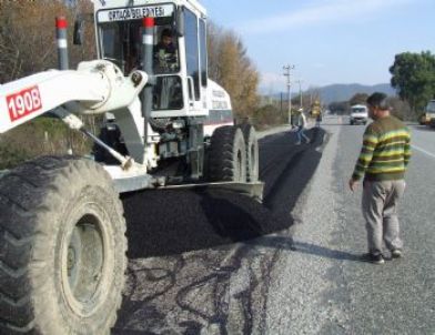 Ortaca-Dalyan Karayolunda Onarım Çalışmaları Başladı