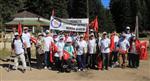 TÜRKIYE DAĞCıLıK FEDERASYONU - Tekerlekli Sandalyeyle Uludağ'da Yürüdüler