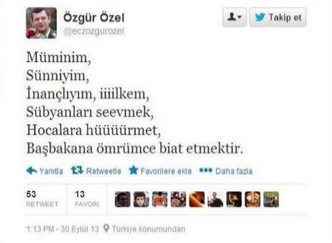 'Özür dile Özgür Özel'