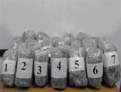 Kahramanmaraş’ta 65 Kilo Esrar Ele Geçirildi