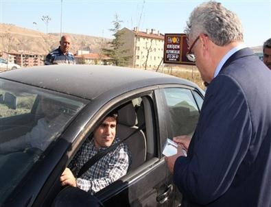 Kurallara Uyan Sürücülere Çankırı Tuzu