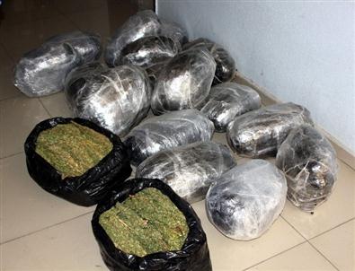 Gaziantep’te 55 Kilo Esrar Ele Geçirildi