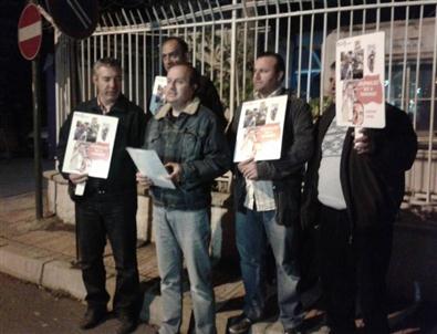 Suriye Büyükelçiliği Önünde Bashar Fehmi Kaddumi Eylemi