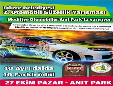 Düzce’de Otomobil Güzellik Yarışması
