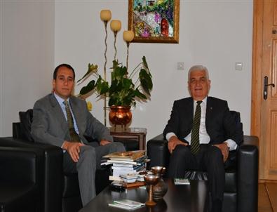 Menteşe Kaymakamı Başkan Gürün’ü Ziyaret Etti