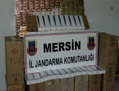 Mersin'de Kaçak Sigara Operasyonu