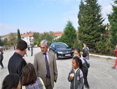 Kaymakam Halal’ın Okul Ziyaretleri Devam Ediyor