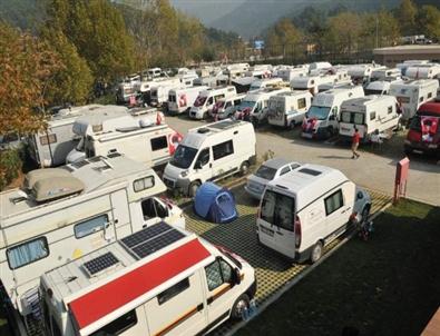 Karavan Kampı Hizmete Girdi