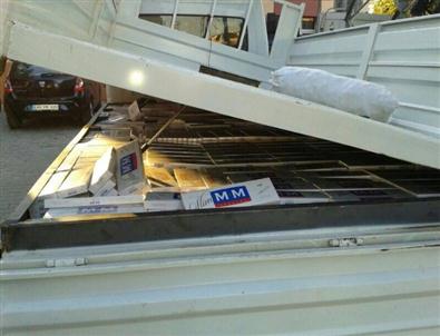 Pistonlu Zuladan 25 Bin Paket Kaçak Sigara Çıktı