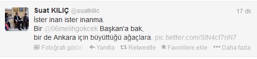 Melih Gökçek'e büyük övgü