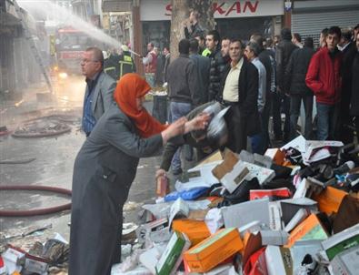 Yangınzede Esnafa Kaymakamlıktan 57 Bin Lira Destek