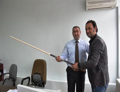 Şiran’a Bilardo İstakası Hediye Ettiler