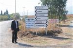 YÖN TABELASI - Manisa’nın Köylerinde Yön Tabelaları Yenileniyor