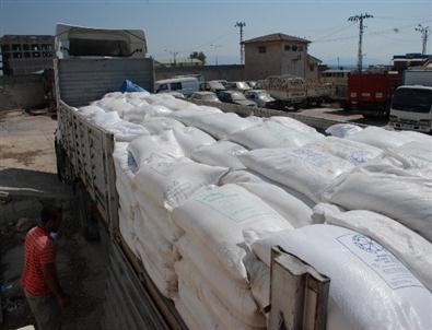 Kırıkhan'da 25 Ton Kaçak Şeker Ele Geçirildi