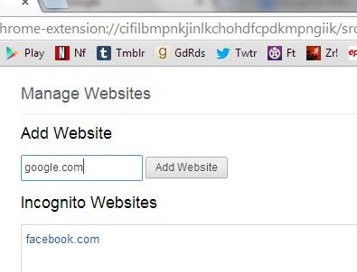 Chrome'da otomatik gizlenin