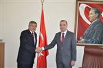 HASAN TANRıSEVEN - Başkan'dan Yeni Kaymakama Hoş Geldin Ziyareti