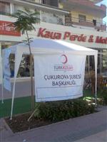 ET BALIK KURUMU - Kızılay Çukurova Şubesi'nden Tanıtım ve Bağış Çadırı