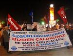 İzmir’de Kesk, ‘kadınlı-erkekli Direnmeye Devam’ Eylemi Yaptı