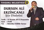 DURSUN ALI ERZINCANLı - Dursun Ali Erzincanlı Tavşanlı'ya Geliyor