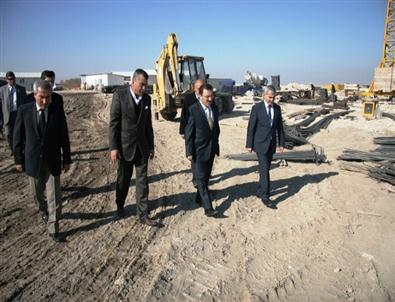 Vali Altınok Yeni Cezaevi İnşaatında İncelemelerde Bulundu