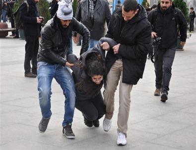 Çağlayan Adliyesi Önündeki Eylemde 18 Gözaltı