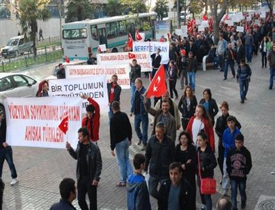 Ahıska Türkleri Sürgünün 69’uncu Yıldönümü Dolayısıyla Yürüdü