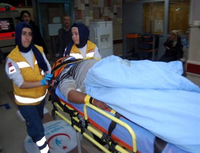 Betonu Sularken 2. Kattan Düştü