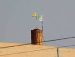 PYD - YPG bayrağı yeniden asıldı