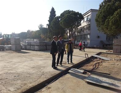 Başkan Aşkın Meydan Çalışmalarını Yerinde İnceledi