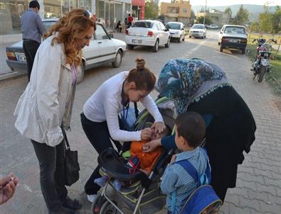 Kozan’da Çocuk Felci Aşısı Yapılmaya Başlandı