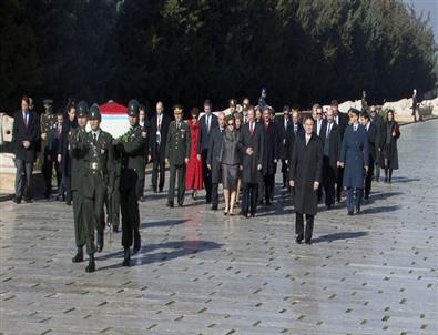 Lüksemburg Büyük Dükü Henri Anıtkabir'i Ziyaret Etti