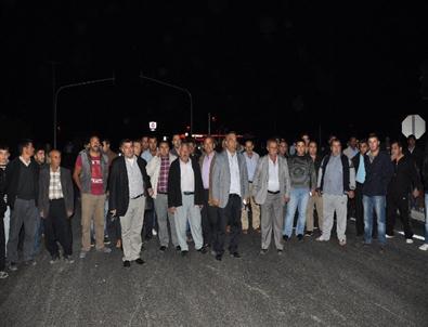 Mersin'de Yol Kapatma Eylemi