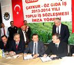 TEK GıDA - Çaykur, Öz Gıda İş Sendikası İle Toplu İş Sözleşmesine İmza Attı